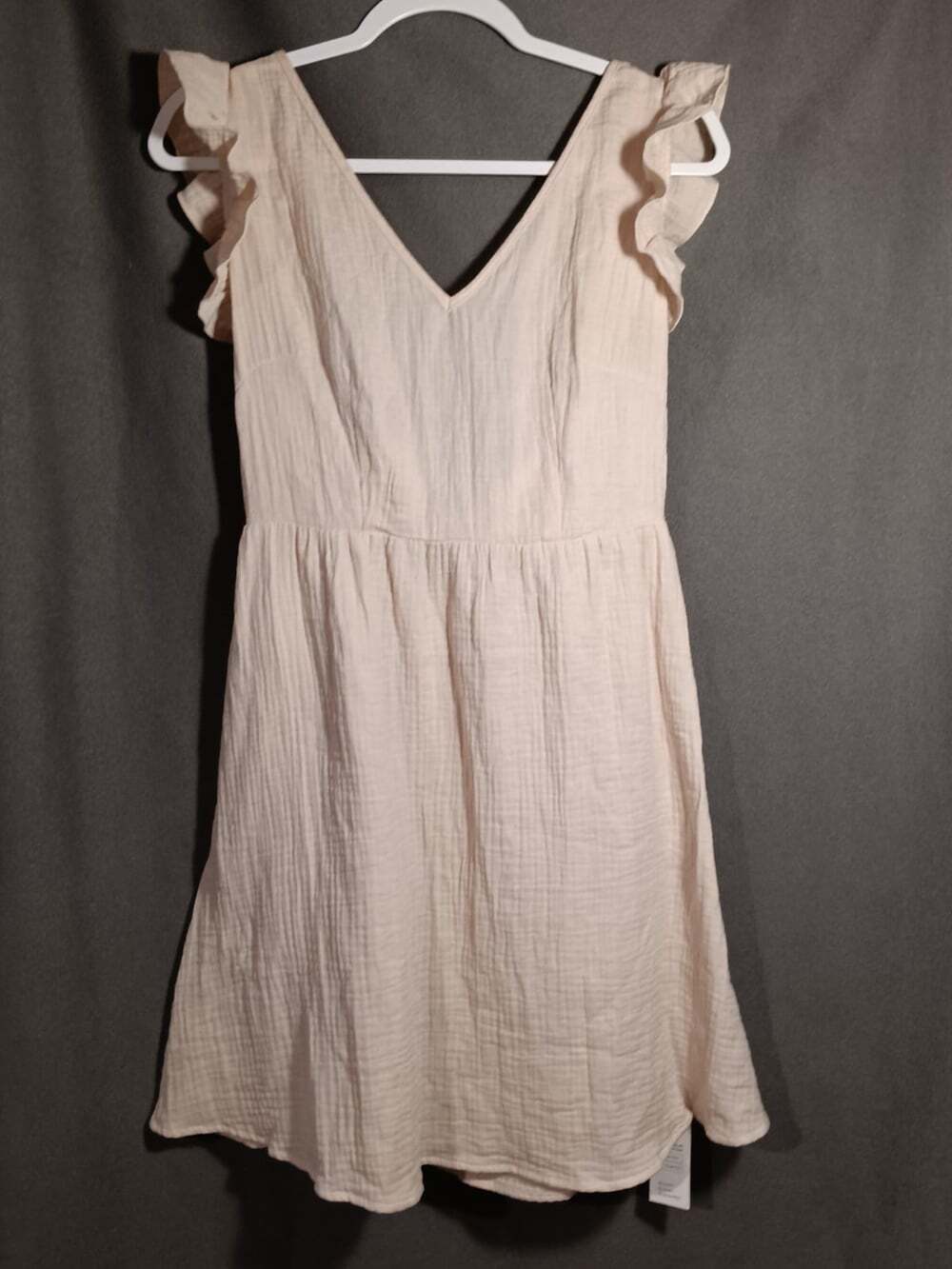 CUPSHE Apricot Flutter Sleeve Mini Dress NWT Women’s Small Beachy Summer